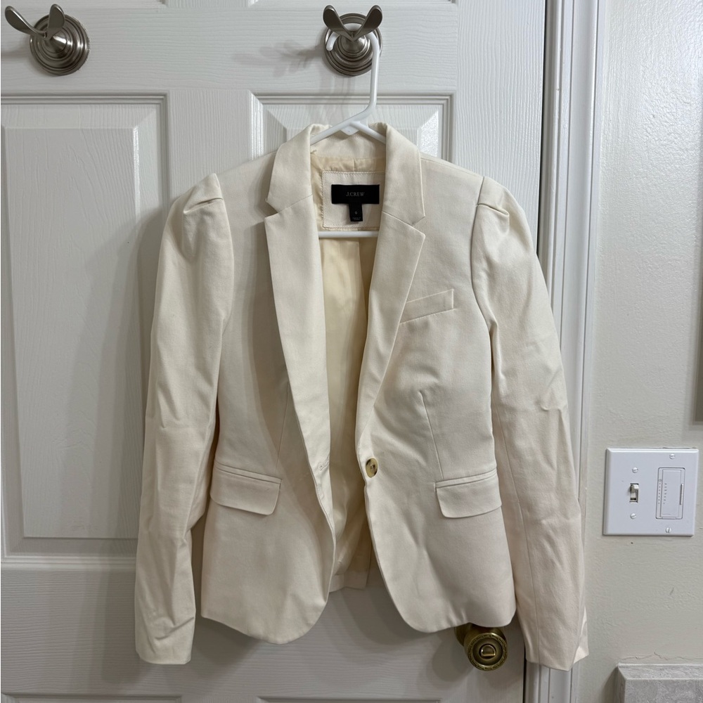 J. Crew Cream Blazer